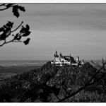 Burg Hohenzollern schwarz/weiß